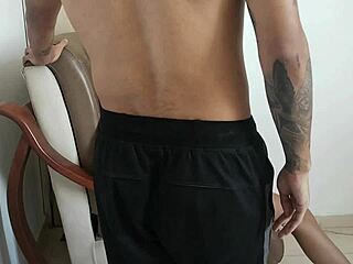 hot brunette teen caught masturbating porn leads to wild fucking part 1