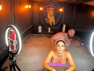 sheena ryder hot tub cowgirl ride screaming orgasm