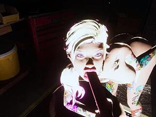 Garage Girl Craves Intense Sex Amid Cyberpunk VR Game Thrills!