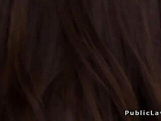 wanna see this perky tits teen flash her petite ass outdoors publicly?