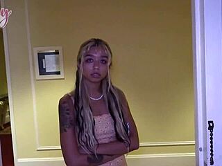 Gia Dibella creampied by Seth Brogan's huge cock