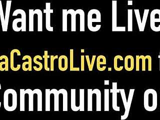 latina angelina castro masturbates hairy plump pussy in sexy camo