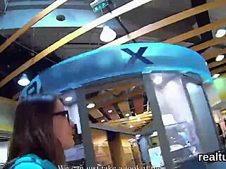 Stunning Czech's Passionate Hypermarket Seduction in POV