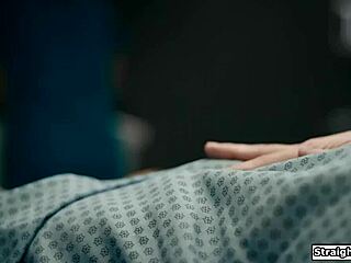 Cock hungry petite slut waits in basement for monster threesome