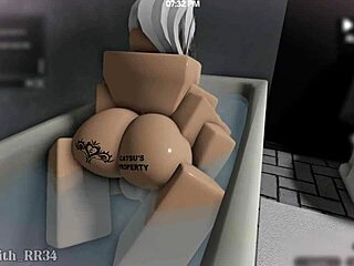 she climbs on riding my cock cowgirl hard in bathtub creampie game part 2