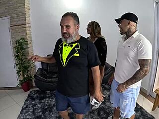 juicy latina teen arrives at mansion to fuck invites friend bareback shower