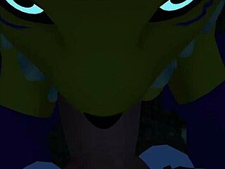 renamon's furry pussy pounded hard in public outdoors