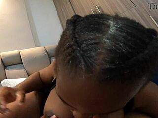 Huge tits milf throats big black cock hands-free sloppy deep