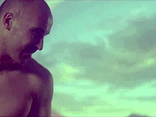 Luca Borromeo Delivers Sensual Erotic Massage to Shaved Slut