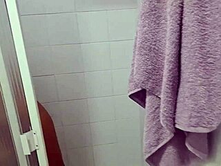 i jerk off spying stepsis shower she catches me and rides my cock hard 🔥🫦