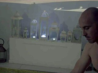 Luca Borromeo Delivers Sensual Erotic Massage to Shaved Slut