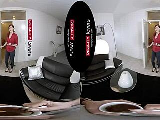 Public Survey Escalates to Outdoor Threesome Licking and Fucking