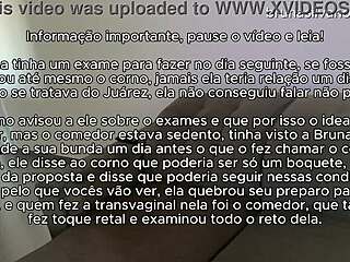 brazilian wife humiliated with rough anal while hubby works unaware