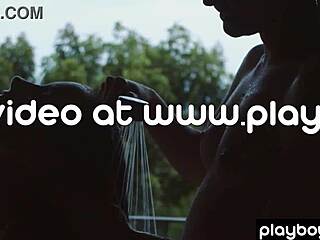 Czech milf bathes petite lesbian lover