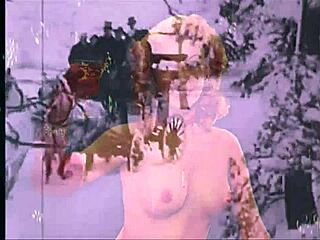 vintage christmas scenes unfold with retro charm and nostalgia