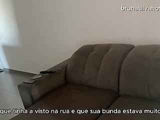 brazilian wife humiliated with rough anal while hubby works unaware