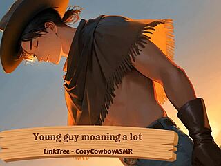 young stud moans wildly during intense erotic solo orgasm