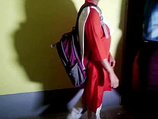 schoolgirl exam ke liye security guard se chud gyi ohh yesss tight pussy creampie