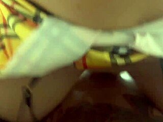 Stepdad's huge cock stretches tight pussy creampies