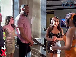 Nicole Doshi, shower with my monster black cock now