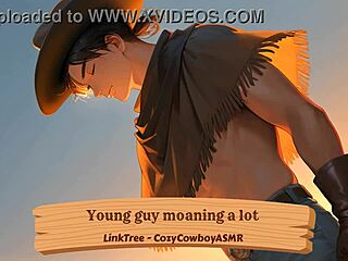 young stud moans wildly during intense erotic solo orgasm