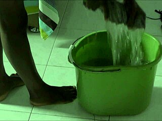 i tied the african maid barefoot for intense bdsm screams