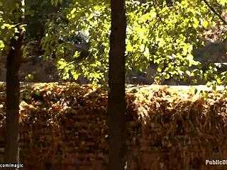 European BDSM Slut Bound Humiliated Fucked Hard Outdoor Public Monster Cock Pain