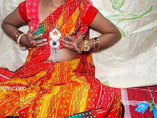 desi indian wife's passionate bedroom encounter