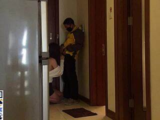 girl eagerly sucks throbbing cock craving hot cum load