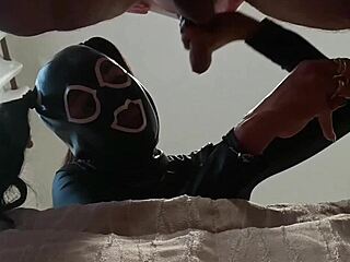 Sexy Milf Deepthroat Blowjob Ends in Creamy Oral Creampie