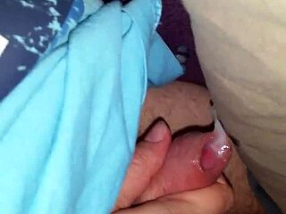 Wife's Teasing Handjob Builds to Explosive Cumshot Climax