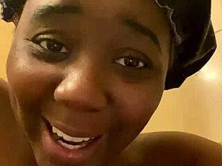 showin off my young ebony wet pussy