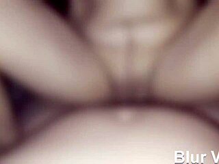 hot wife rides two men in steamy threesome