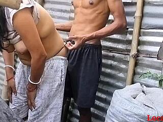 wife screams as friend fucks her outdoors deep!