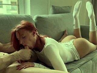 Muscular babe big natural tits rides monster cock doggystyle hard