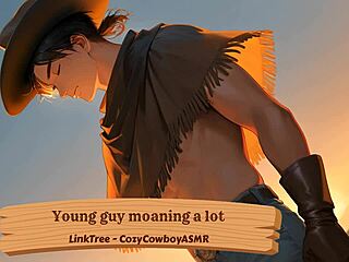 young stud moans wildly during intense erotic solo orgasm