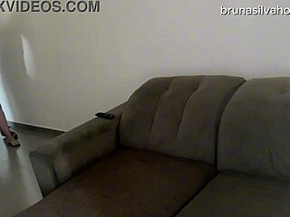 brazilian wife humiliated with rough anal while hubby works unaware