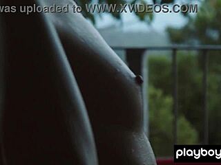 Czech milf bathes petite lesbian lover