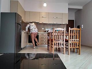 Milf shocked by young studs throbbing cock size