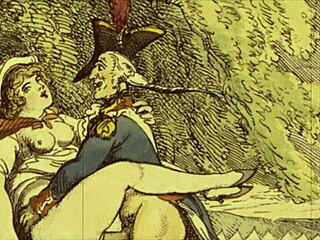 Vintage erotic drawings ignite forbidden passions!