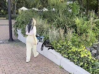 Meeting estefani, beautiful Colombian ass-sucking whore neighbor