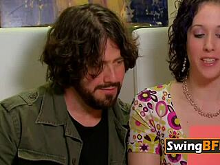 we bisexual swingers kiss and fuck in steamy orgy