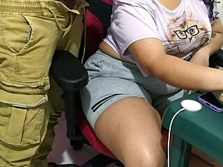 why did my neighbor borrow the computer just to get fucked hard?