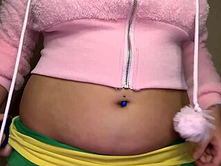 petite ahegao girl practices deepthroat on older man's cock bedroom