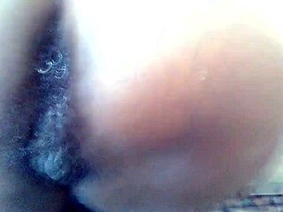 nurse spreads black ebony ass wide