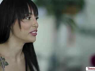 vanessa sky and slimthick vic lick asses passionately