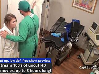 lesbian torment at clinica of america with olivia kassady gaping moaning orgasming