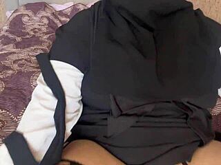 Sexy Arab Big Ass Tits Burst From Pantyhose Doggy!