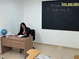 substitute teacher sarah black rides soldierhugecock rough