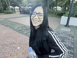 Meeting estefani, beautiful Colombian ass-sucking whore neighbor